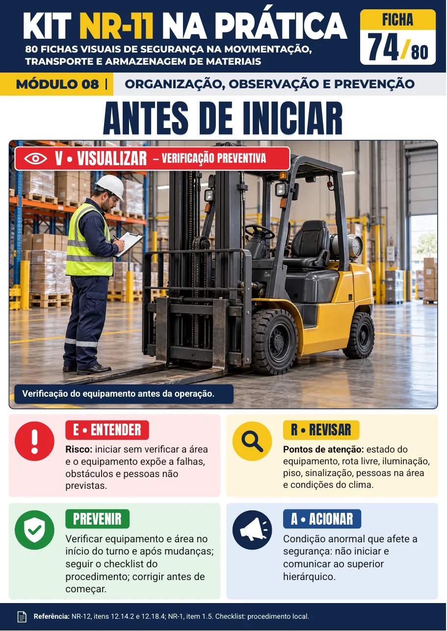 Ficha 74 — Antes de Iniciar